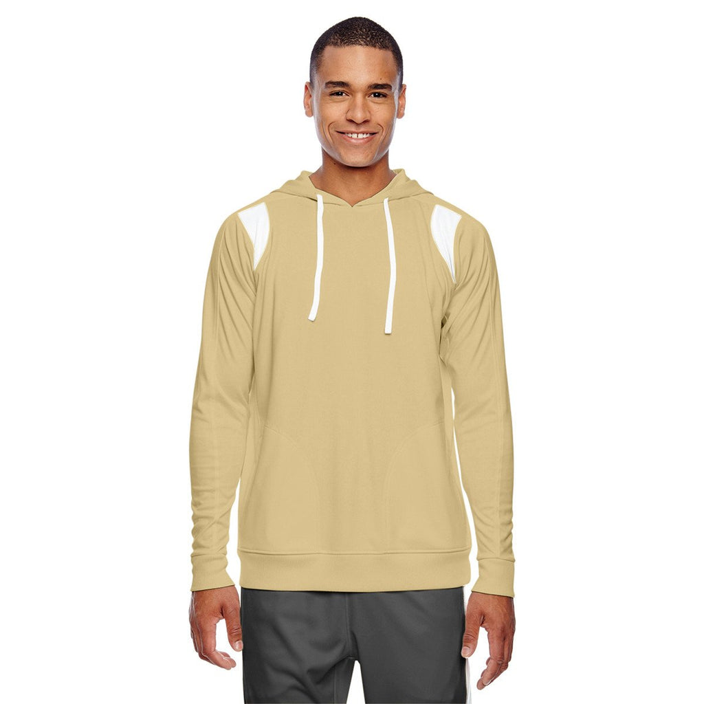 Team 365 Men's Sport Vegas Gold/White Elite Performance Hoodie