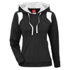 Team 365 Women's Black/White Elite Performance Hoodie