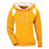 Team 365 Women's Sport Athletic Gold/White Elite Performance Hoodie