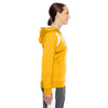 Team 365 Women's Sport Athletic Gold/White Elite Performance Hoodie