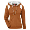 Team 365 Women's Sport Burnt Orange/White Elite Performance Hoodie