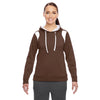 Team 365 Women's Sport Dark Brown Elite Performance Hoodie