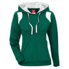 Team 365 Women's Sport Forest/White Elite Performance Hoodie