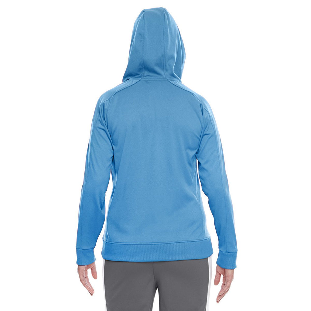 Team 365 Women's Sport Light Blue/White Elite Performance Hoodie