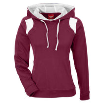 Team 365 Women's Sport Maroon/White Elite Performance Hoodie