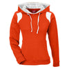 Team 365 Women's Sport Orange/White Elite Performance Hoodie