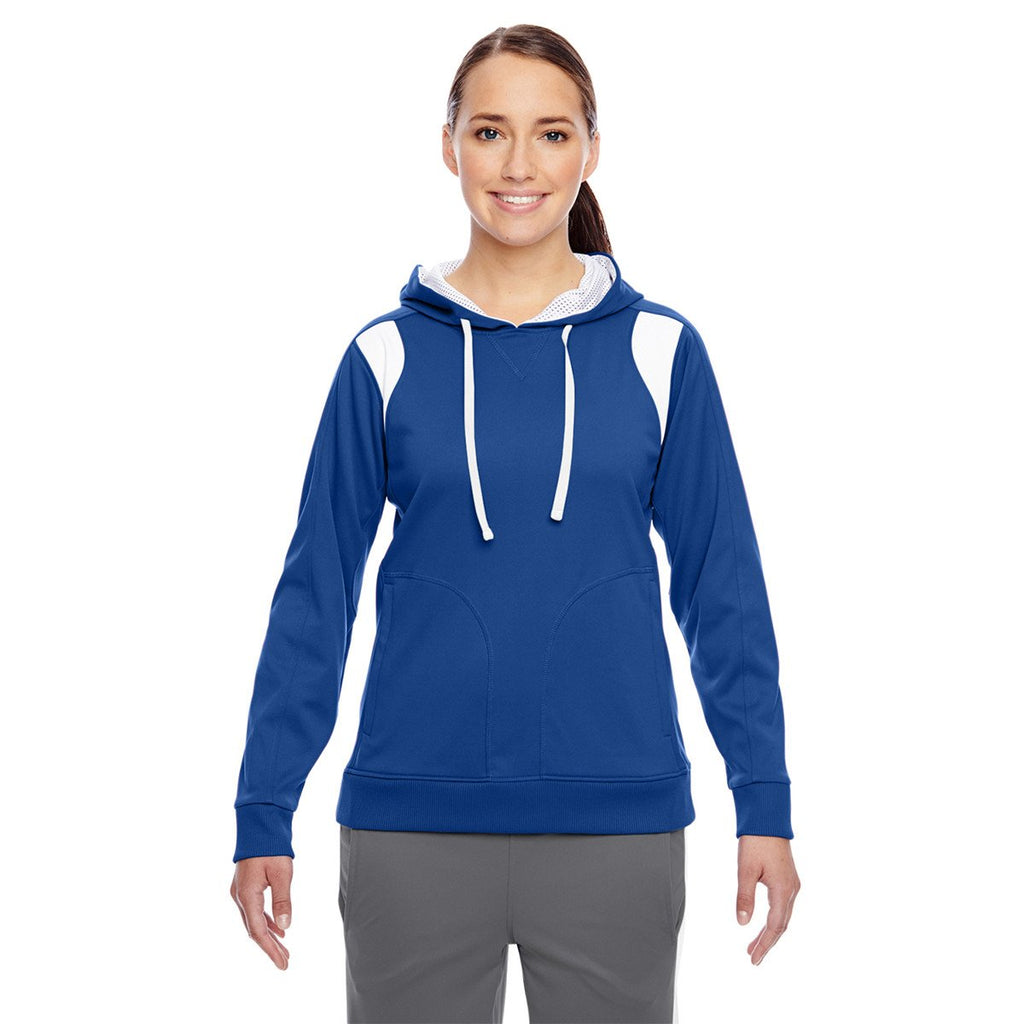 Team 365 Women's Sport Royal/White Elite Performance Hoodie