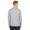 Team 365 Men's Athletic Heather Zone Sonic Heather Performance Quarter-Zip