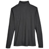Team 365 Women's Black Heather Zone Sonic Heather Performance Quarter-Zip