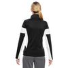 Team 365 Women's Black/White Elite Performance Full-Zip