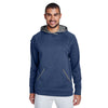 Team 365 Men's Sport Dark Navy Heather/Sport Graphite Excel Melange Performance Fleece Hoodie