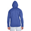 Team 365 Men's Sport Royal Heather/Sport Graphite Excel Melange Performance Fleece Hoodie