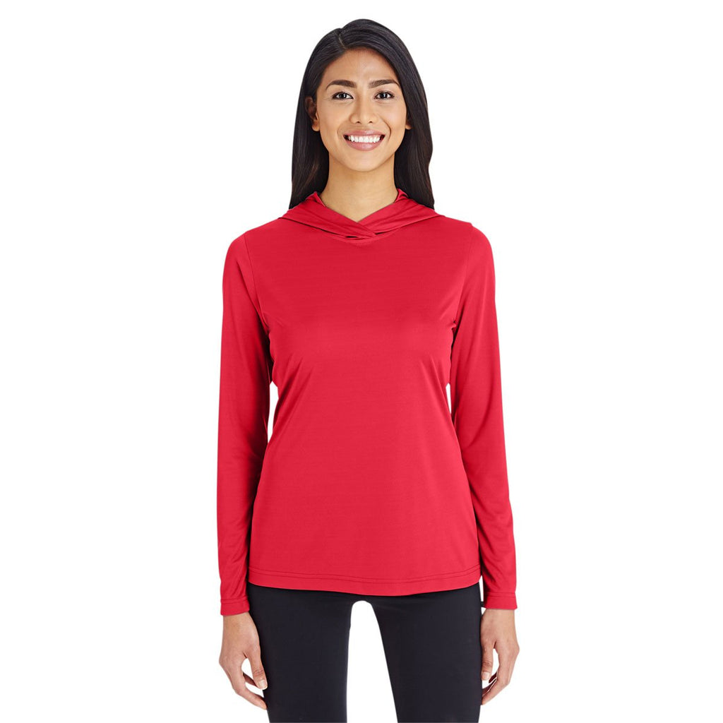 Team 365 Women's Sport Red Zone Performance Hoodie