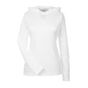 Team 365 Women's White Zone Performance Hoodie