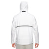 Team 365 Men's White Conquest Jacket with Mesh Lining