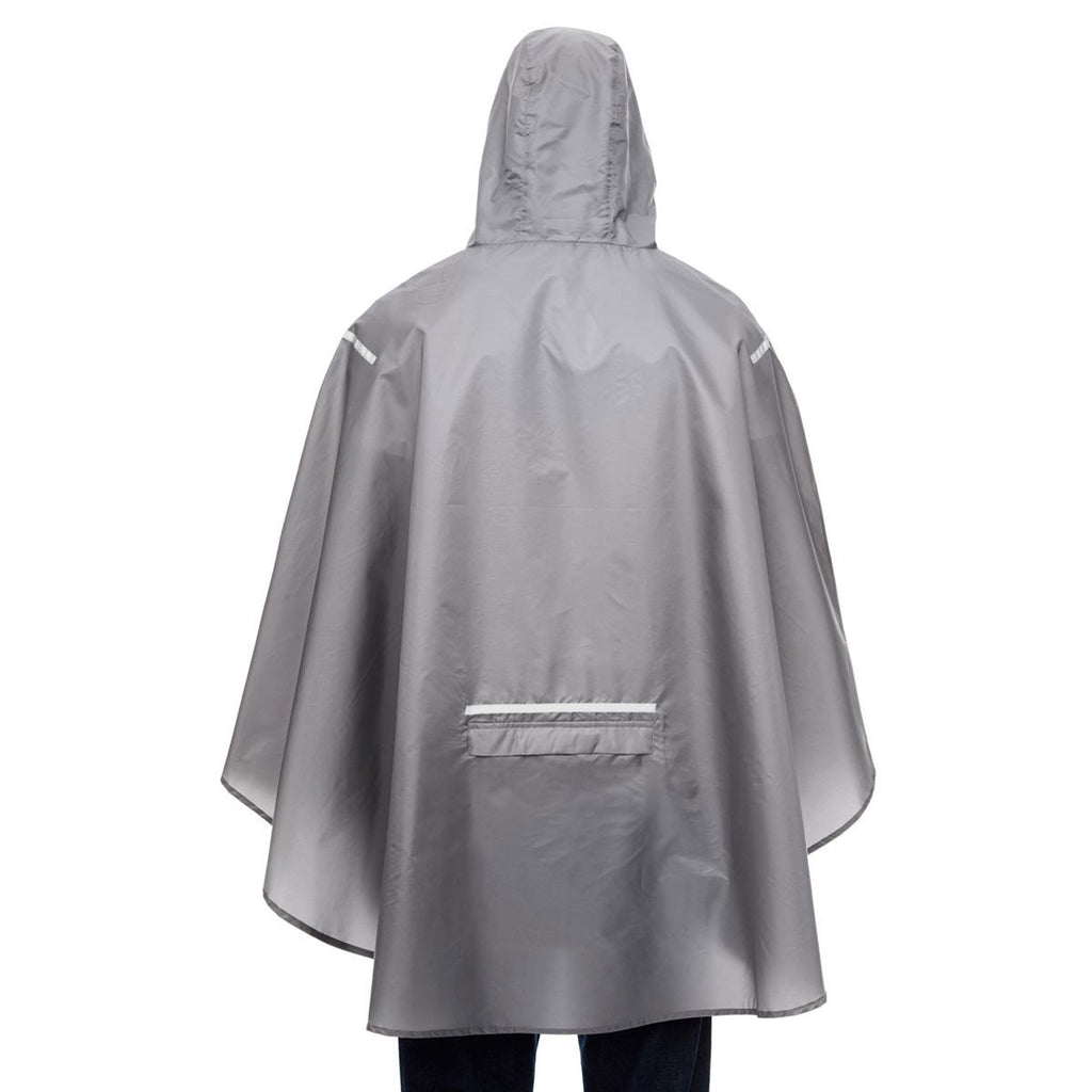 Team 365 Men's Sport Graphite Stadium Packable Poncho