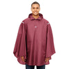 Team 365 Men's Sport Maroon Stadium Packable Poncho