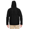 Team 365 Men's Black Conquest Jacket with Fleece Lining