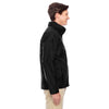 Team 365 Men's Black Conquest Jacket with Fleece Lining