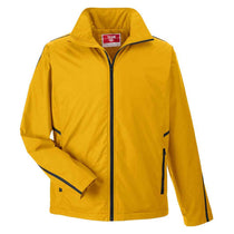 Team 365 Men's Sport Athletic Gold Conquest Jacket with Fleece Lining