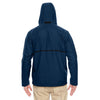 Team 365 Men's Sport Dark Navy Conquest Jacket with Fleece Lining