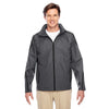 Team 365 Men's Sport Graphite Conquest Jacket with Fleece Lining