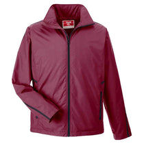 Team 365 Men's Sport Maroon Conquest Jacket with Fleece Lining