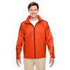 Team 365 Men's Sport Orange Conquest Jacket with Fleece Lining