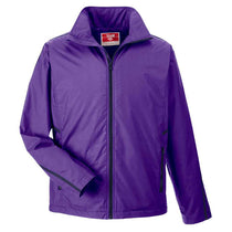 Team 365 Men's Sport Purple Conquest Jacket with Fleece Lining