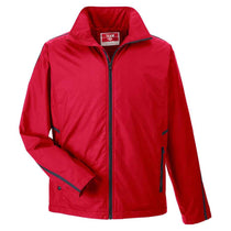 Team 365 Men's Sport Red Conquest Jacket with Fleece Lining