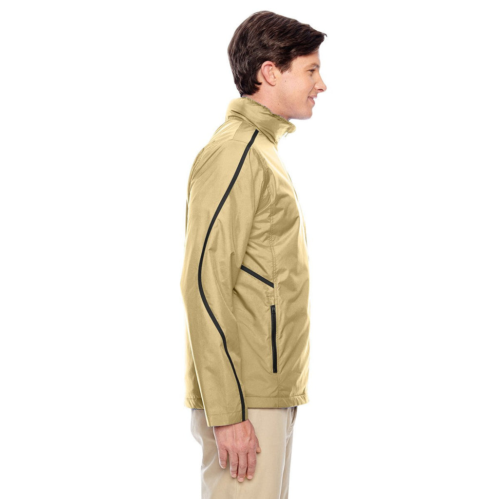 Team 365 Men's Sport Vegas Gold Conquest Jacket with Fleece Lining