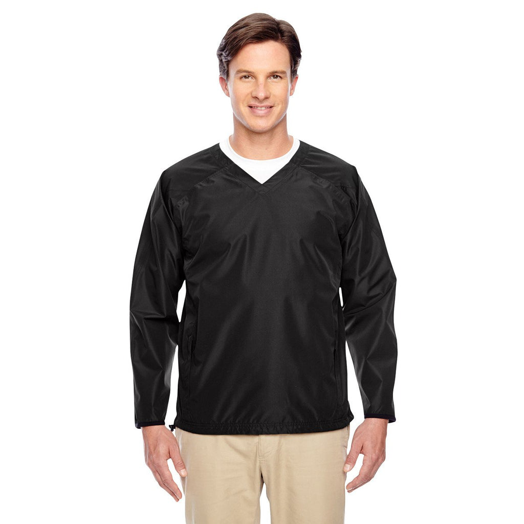 Team 365 Men's Black Dominator Waterproof Windshirt