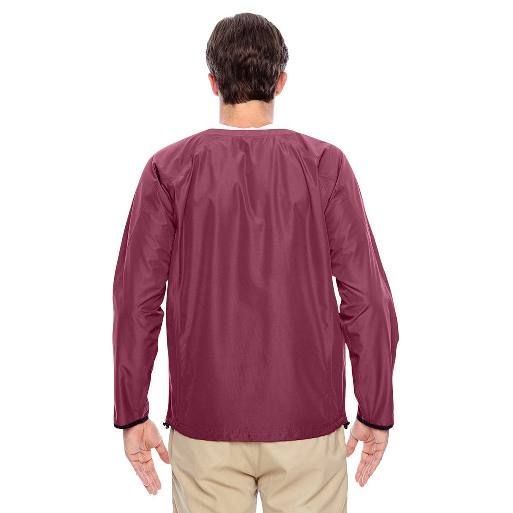 Team 365 Men's Sport Maroon Dominator Waterproof Windshirt