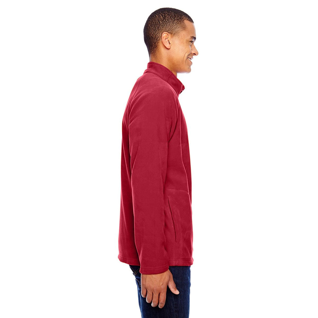 Team 365 Men's Sport Scarlet Red Campus Microfleece Jacket
