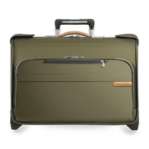 Briggs & Riley Olive Baseline Carry-on Wheeled Garment Bag