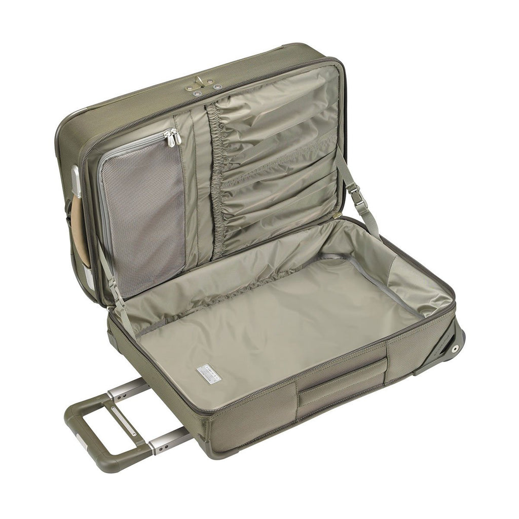 Briggs & Riley Olive Baseline Domestic Carry-On Upright Garment Bag