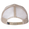 Outdoor Cap Khaki Debossed Stars and Stripes with Mesh Back