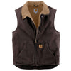 Carhartt Men's Dark Brown Mock Neck Vest