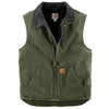 Carhartt Men's Army Green Mock Neck Vest