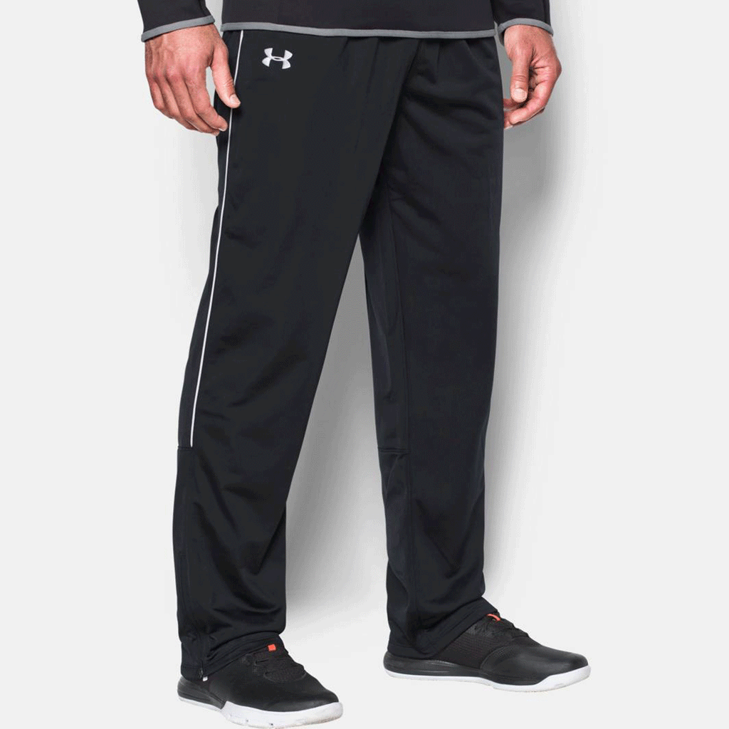 Under Armour Men's Black Rival Knit Warm-Up Pant