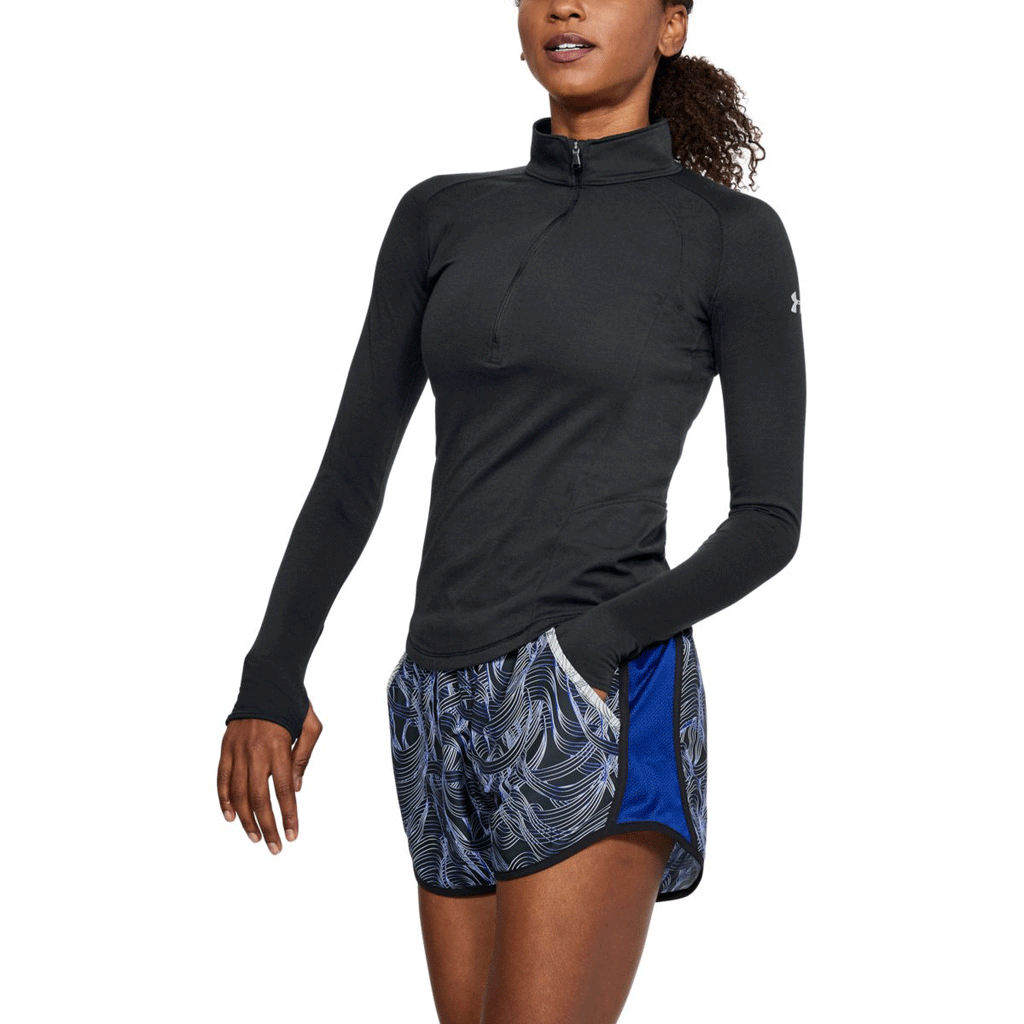 Under Armour Women's Black Swyft 1/2 Zip