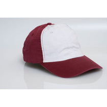 Pacific Headwear Cardinal/White Vintage Buckle Strap Adjustable Cap