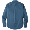 Port Authority Men's Regatta Blue Long Sleeve SuperPro React Twill Shirt