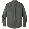 Port Authority Men's Storm Grey Long Sleeve SuperPro React Twill Shirt