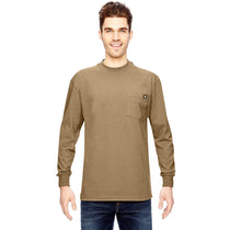 Dickies Men's Desert Sand 6.75 oz.Heavyweight Work Long-Sleeve Tall Work T-Shirt
