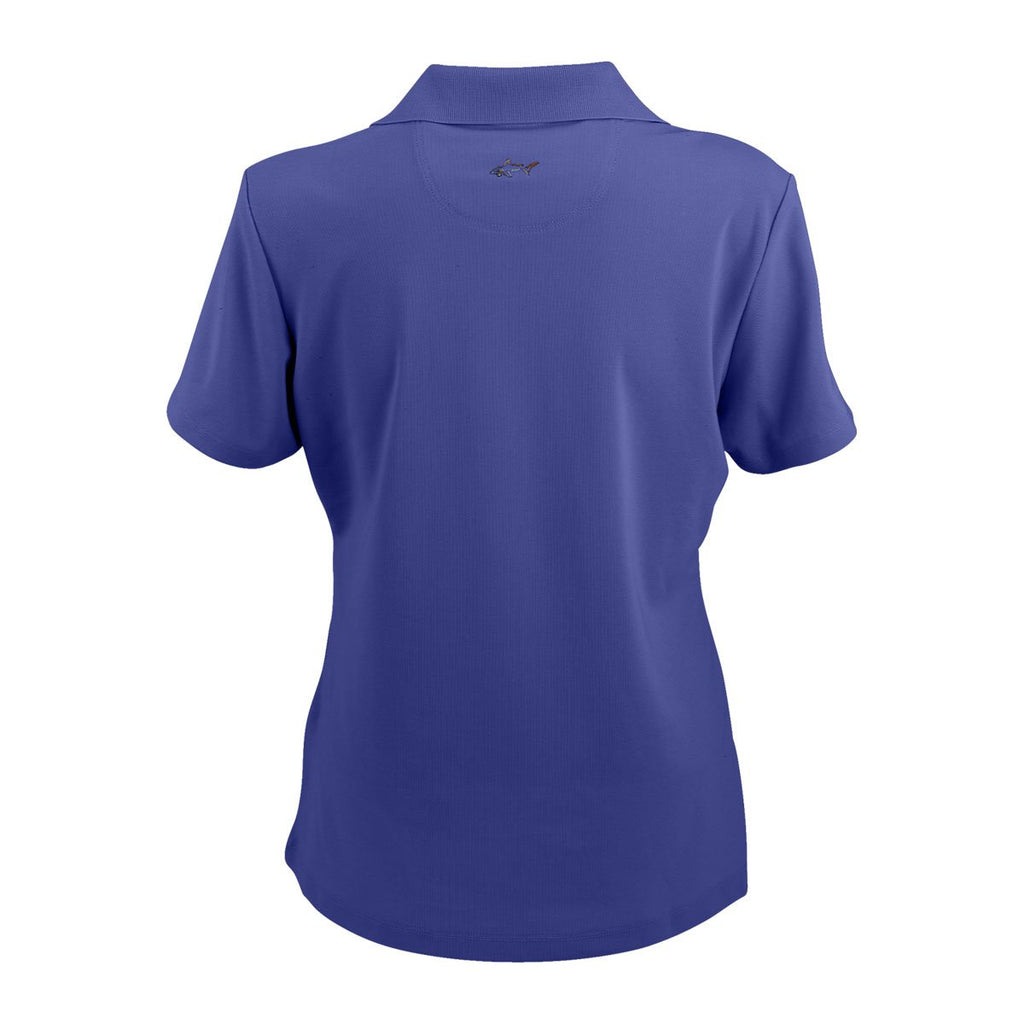 Greg Norman Women's Cobalt Play Dry Performance Mesh Polo