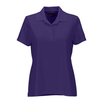 Greg Norman Women's Purple Play Dry Performance Mesh Polo