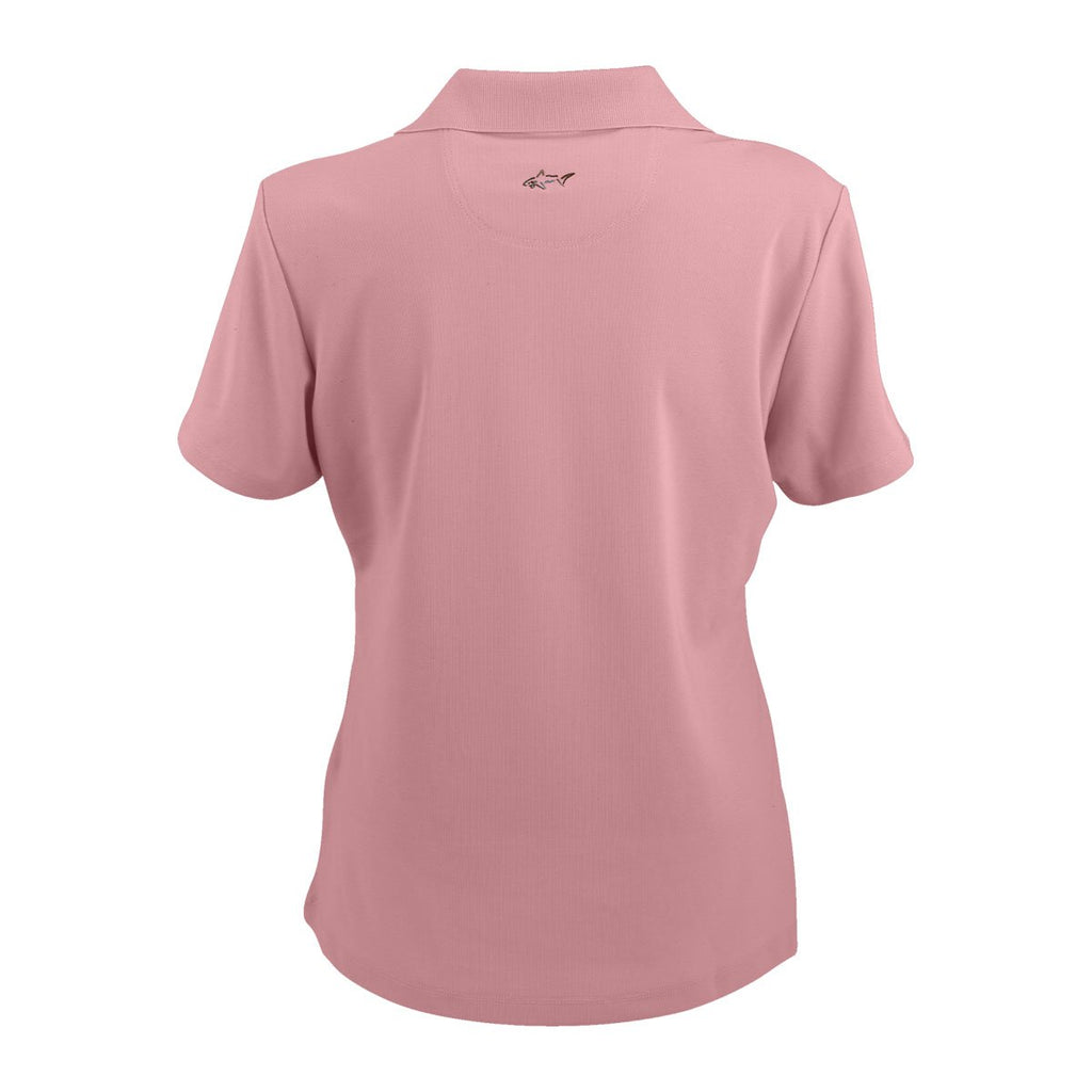 Greg Norman Women's Rose Play Dry Performance Mesh Polo