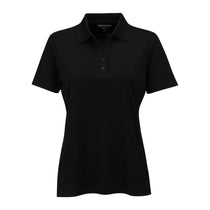 Greg Norman Women's Black Short Sleeve ML75 Performance Polo