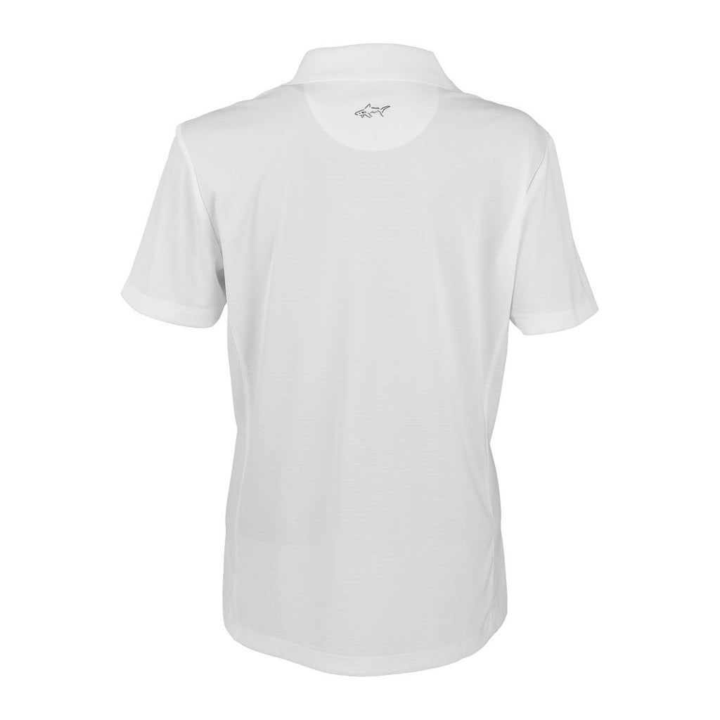 Greg Norman Women's White Short Sleeve ML75 Performance Polo